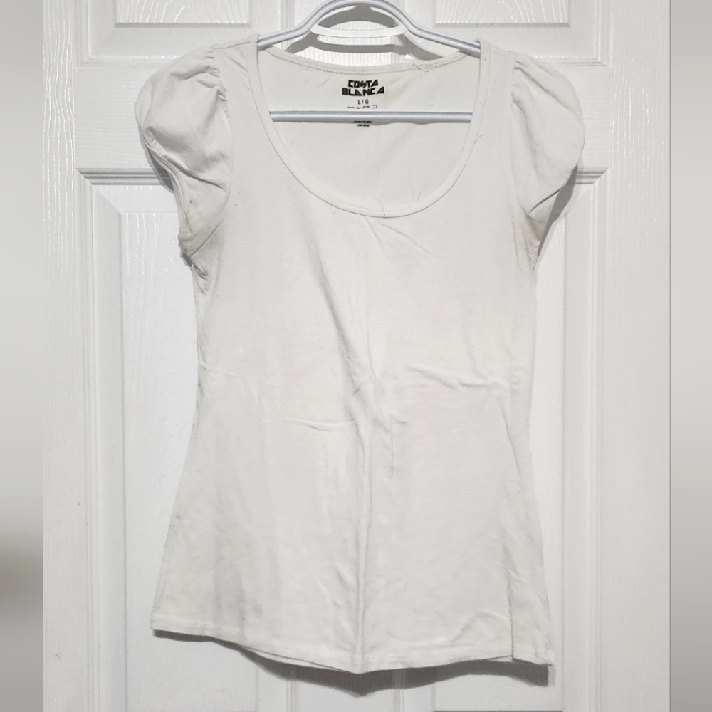 Pleated Shoulder Top